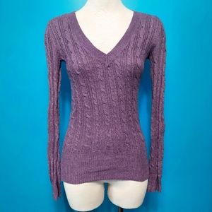 American Eagle XS Purple Sweater